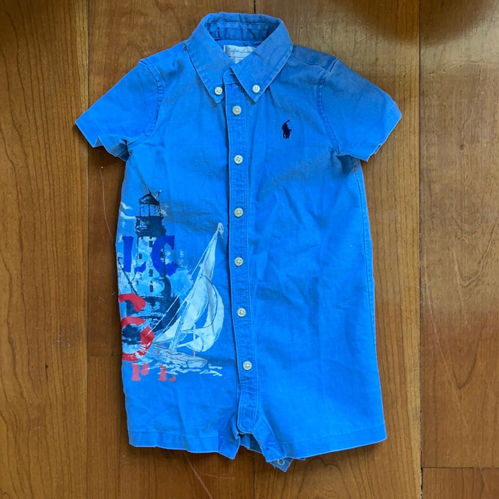 Ralph Lauren baby boy nautical outfit 12 month